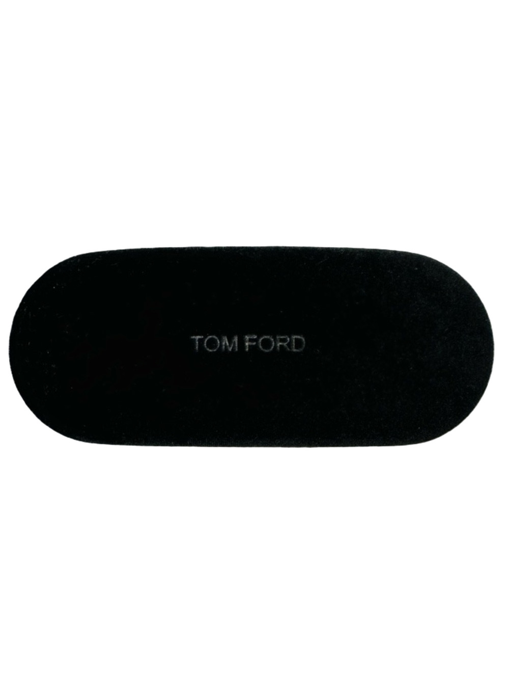 Tom Ford brown velvet eyeglasses sunglass case